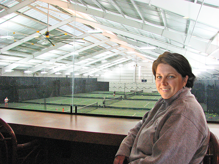 Joanne Wallen, club manager of Lexington Tennis Club