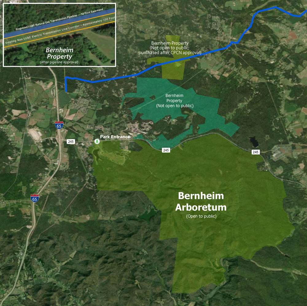 Bullitt County Pipeline map